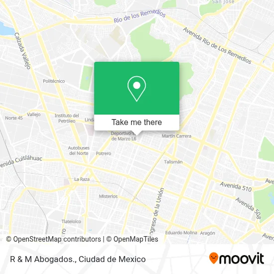 R & M Abogados. map