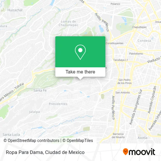 Ropa Para Dama map