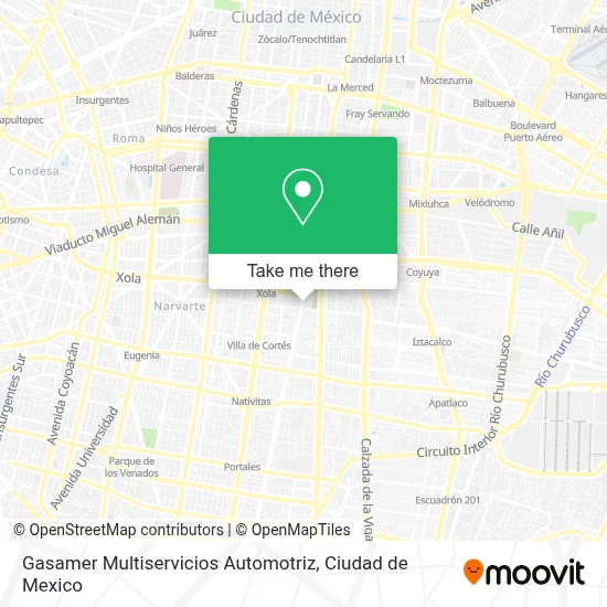 Gasamer Multiservicios Automotriz map