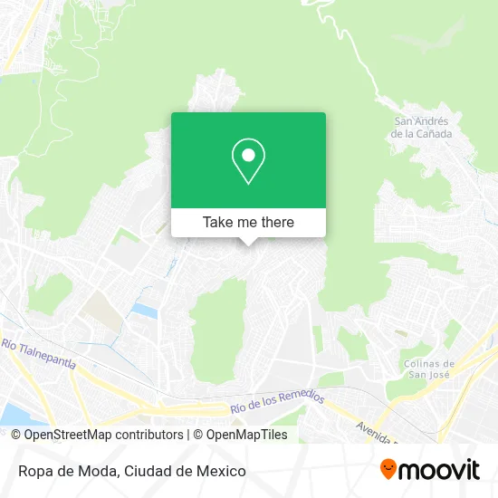 Ropa de Moda map