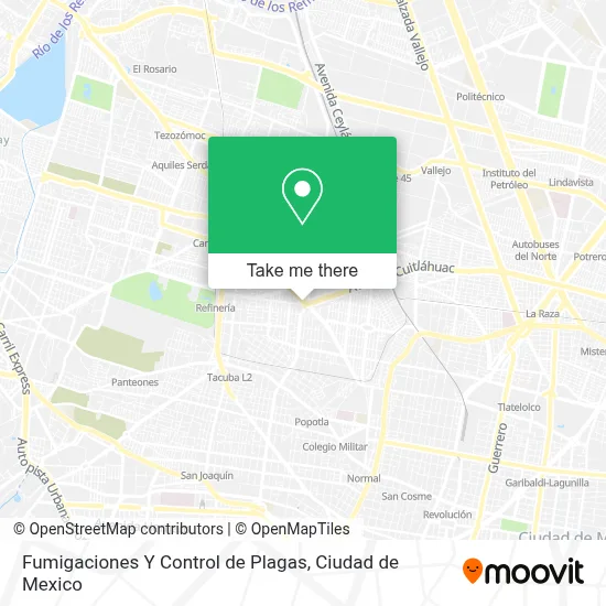 Fumigaciones Y Control de Plagas map