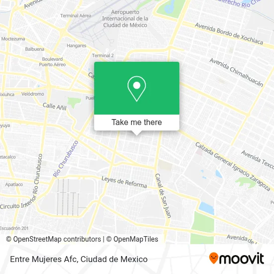 Entre Mujeres Afc map