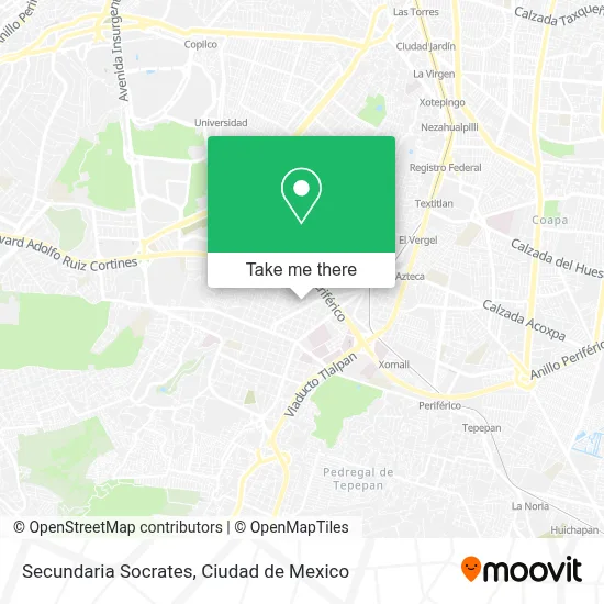 Secundaria Socrates map