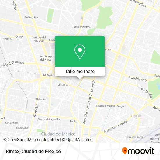 Rimex map