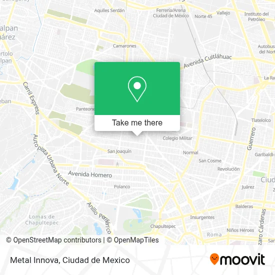 Metal Innova map