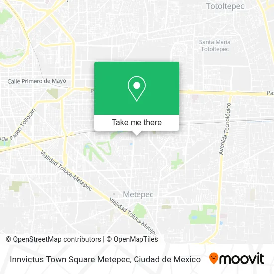 Innvictus Town Square Metepec map