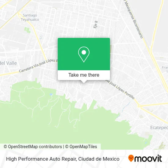 High Performance Auto Repair map