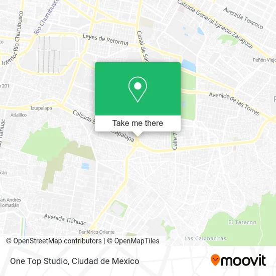 One Top Studio map