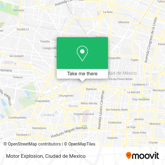 Motor Explosion map