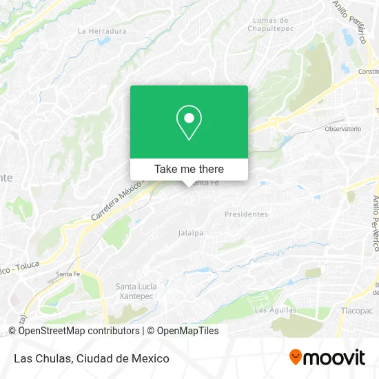 Las Chulas map