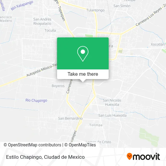 Estilo Chapingo map