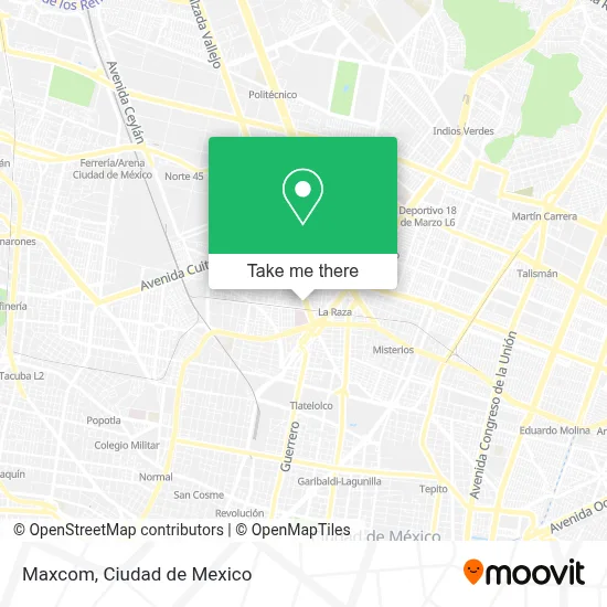Maxcom map