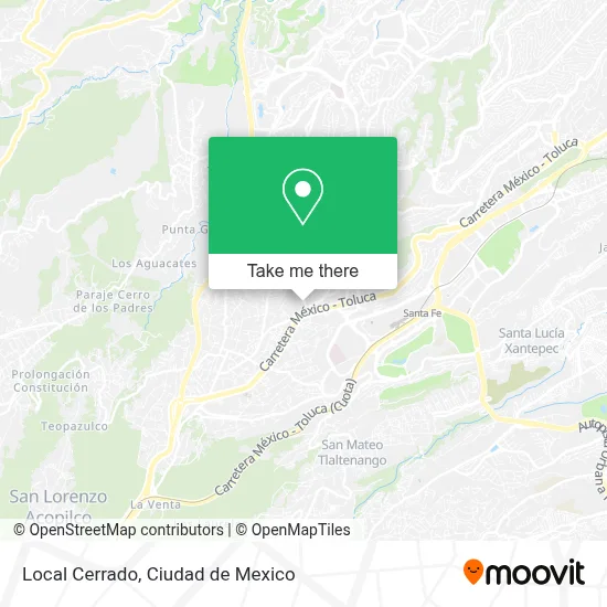 Local Cerrado map