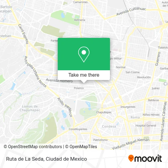 Ruta de La Seda map