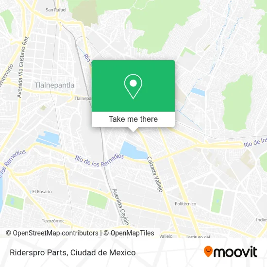 Riderspro Parts map