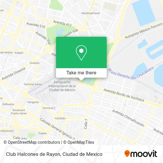 Club Halcones de Rayon map