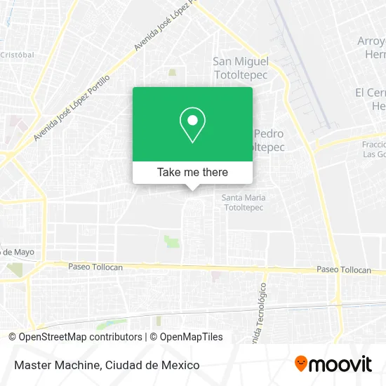 Master Machine map