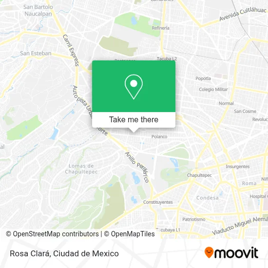 Rosa Clará map