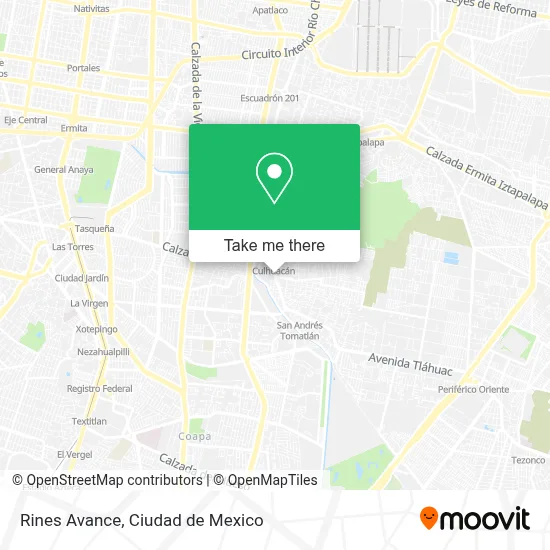 Rines Avance map