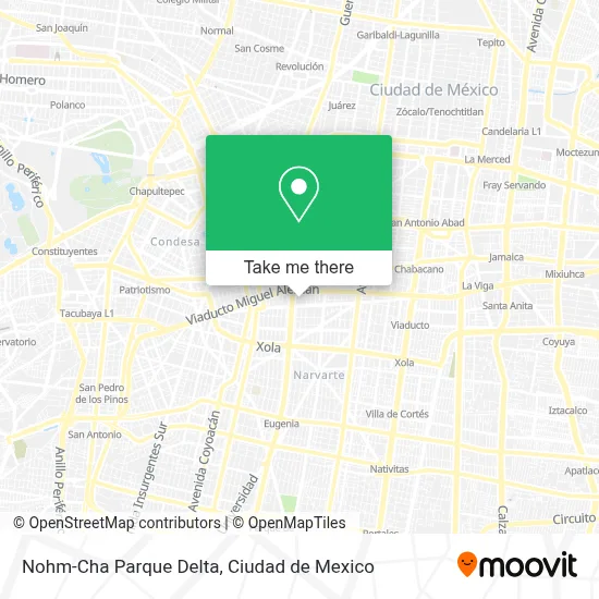 Nohm-Cha Parque Delta map