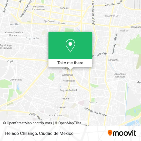Helado Chilango map