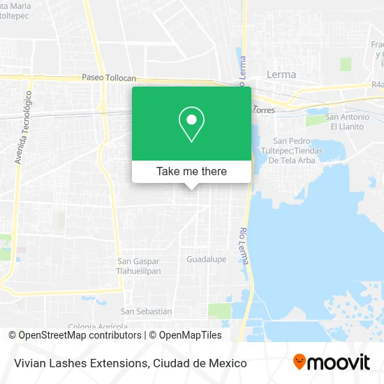 Vivian Lashes Extensions map