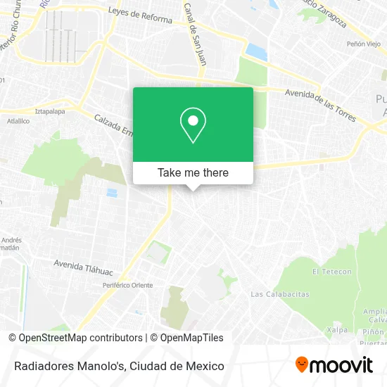 Radiadores Manolo's map