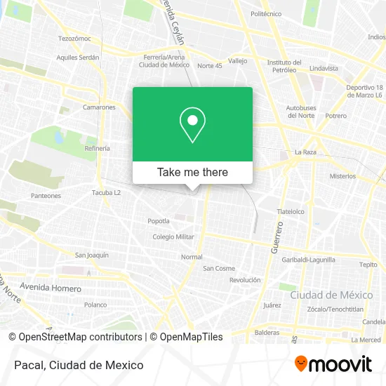 Pacal map