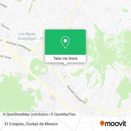 El Colapso map
