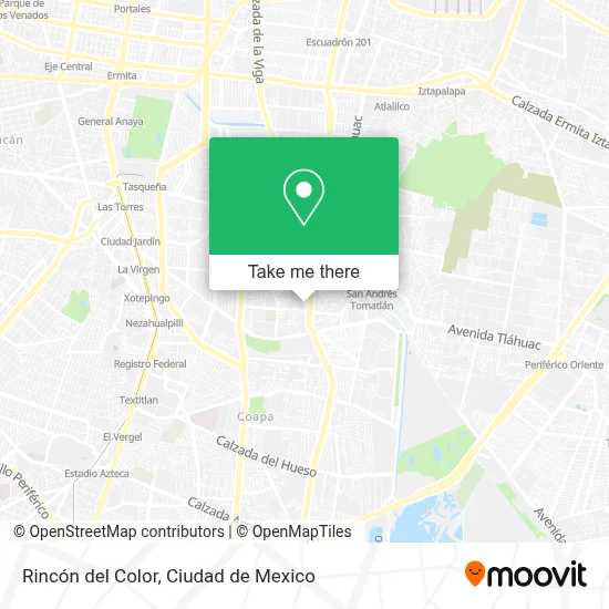 Rincón del Color map