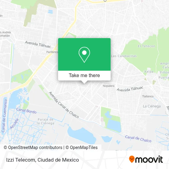 Izzi Telecom map