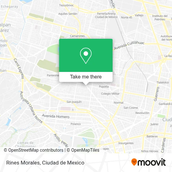 Rines Morales map