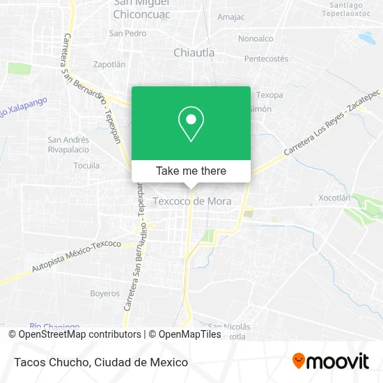 Tacos Chucho map
