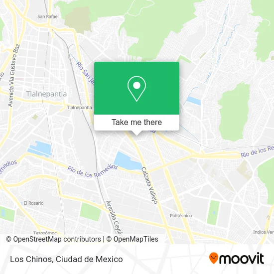 Los Chinos map