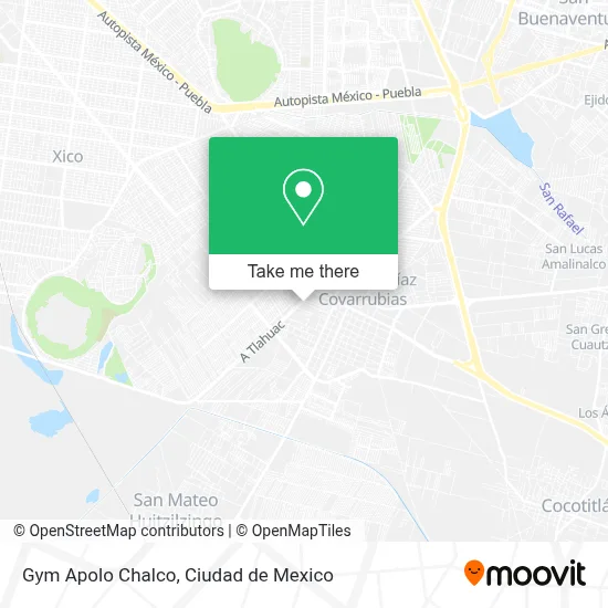 Gym Apolo Chalco map