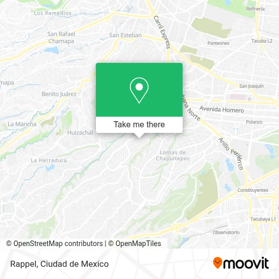 Rappel map