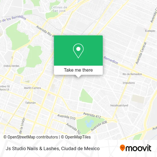 Js Studio Nails & Lashes map