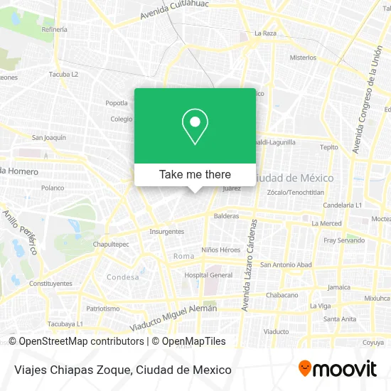 Viajes Chiapas Zoque map