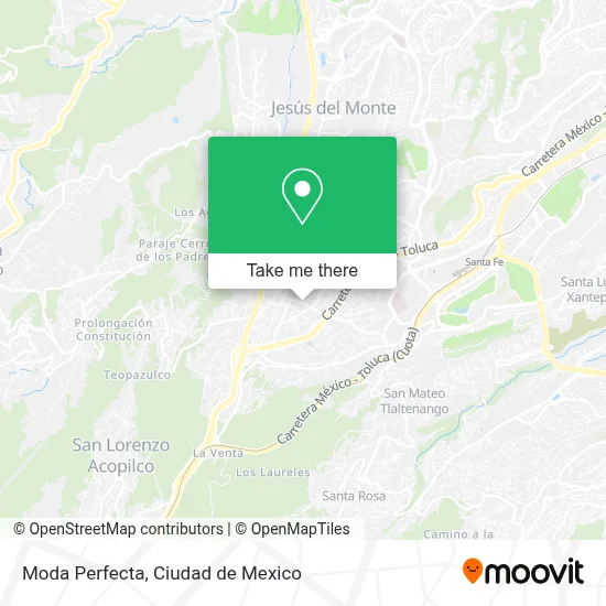Moda Perfecta map