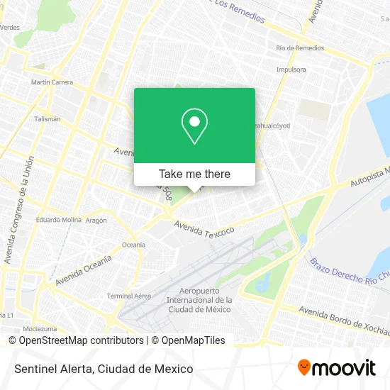 Sentinel Alerta map