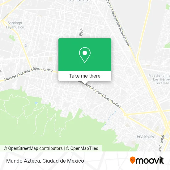 Mundo Azteca map
