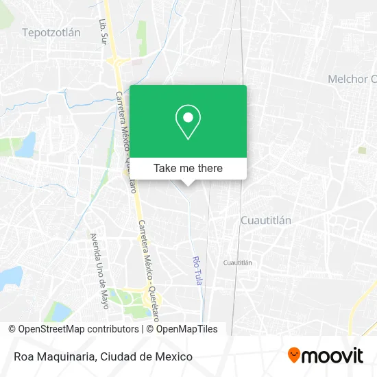 Roa Maquinaria map