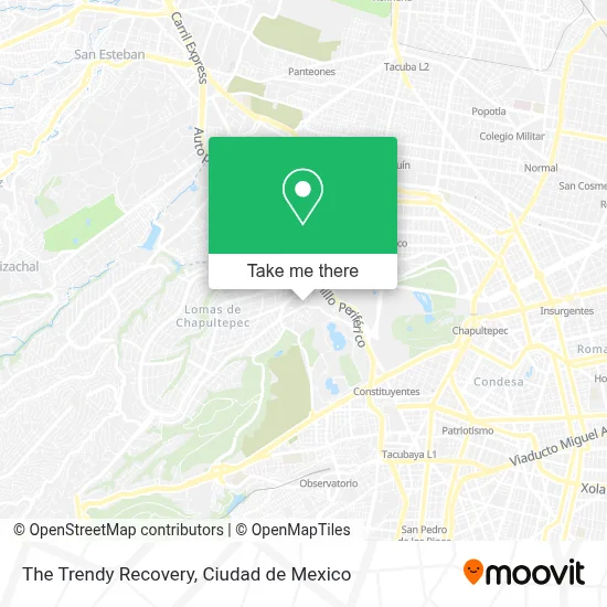 The Trendy Recovery map