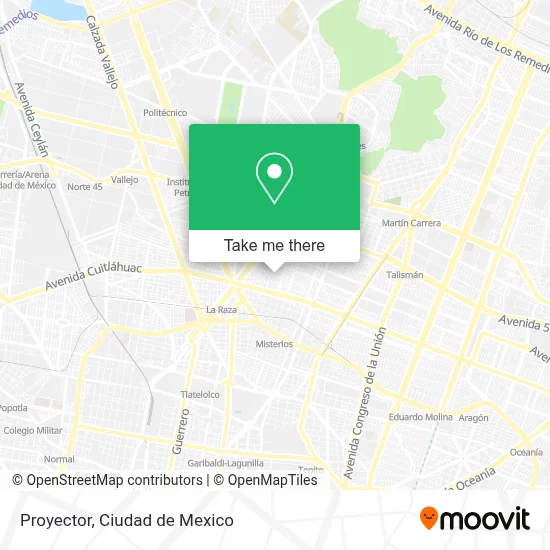 Proyector map