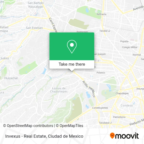 Invexus - Real Estate map