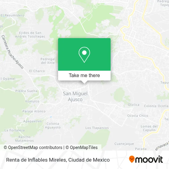 Renta de Inflables Mireles map