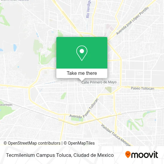 Tecmilenium Campus Toluca map