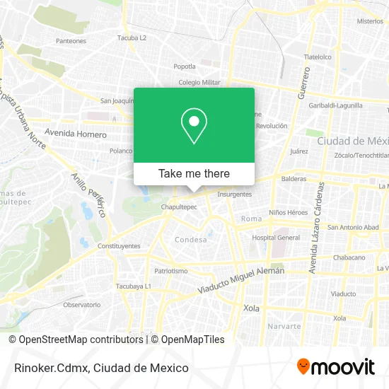Rinoker.Cdmx map