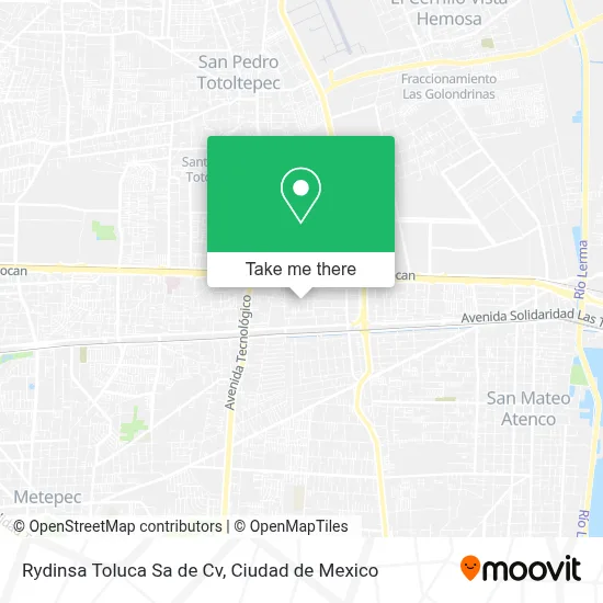 Rydinsa Toluca Sa de Cv map