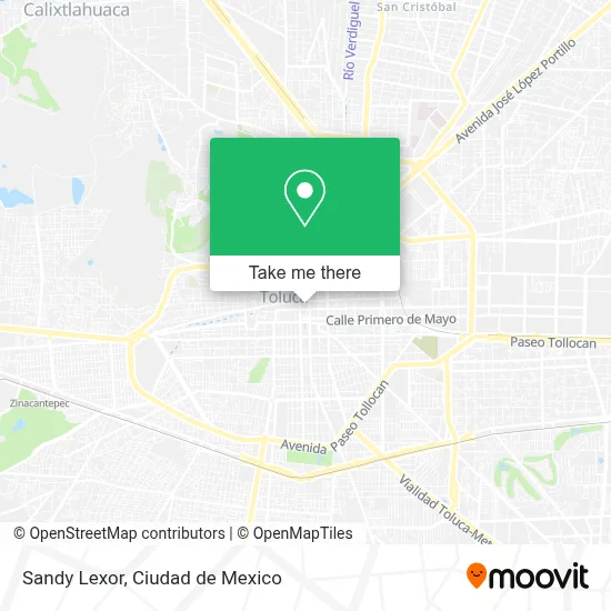 Sandy Lexor map